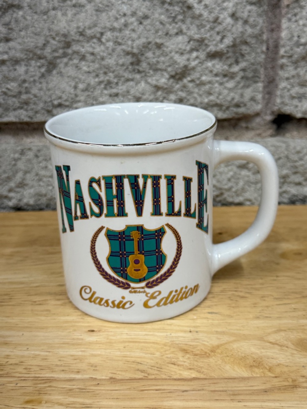 Nashville Classic Edition White Ceramic Mug